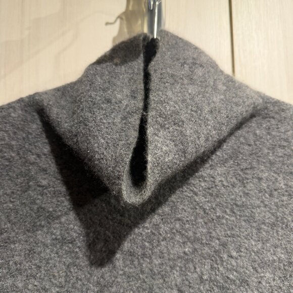 Black Goat Cashmere Grey Turtleneck Size Large - Picture 5 of 7